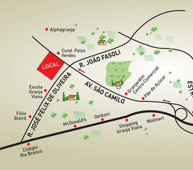 Croqui de localizacao sem escala