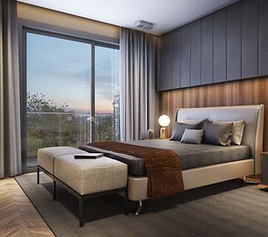 Perspectiva suite da casa Alecrim
