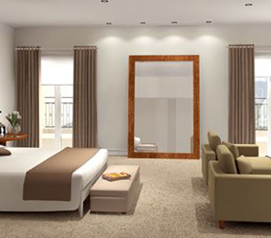 Perspectiva da suite master