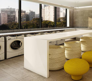 Perspectiva lavanderia lounge