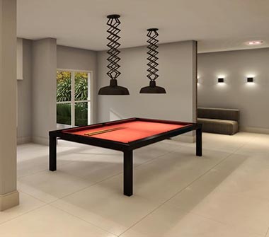Perspectiva salao de jogos adulto