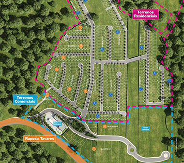 Perspectiva ilustrada loteamento