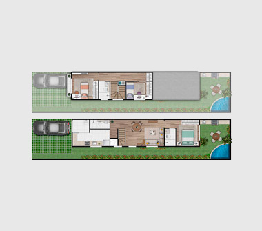 Perspectiva ilustrada planta 3